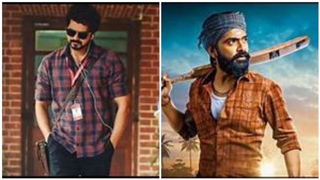 <p>பொங்கல் விருந்தாக விஜய்யின் மாஸ்டர் திரைப்படம் ஜனவரி 13ம் தேதியும், சிம்புவின் ஈஸ்வரன் திரைப்படம் ஜனவரி 14ம் தேதியும் வெளியாக உள்ளது. இதையடுத்து திரையுலகினரின் நீண்ட நாள் கோரிக்கையான தியேட்டர்களில் 100 சதவீத இருக்கைக்கு கடந்த சில தினங்களுக்கு முன்பு தமிழக அரசு அனுமதி அளித்தது. </p> <p>பொங்கல் விருந்தாக விஜய்யின் மாஸ்டர் திரைப்படம் ஜனவரி 13ம் தேதியும், சிம்புவின் ஈஸ்வரன் திரைப்படம் ஜனவரி 14ம் தேதியும் வெளியாக உள்ளது. இதையடுத்து திரையுலகினரின் நீண்ட நாள் கோரிக்கையான தியேட்டர்களில் 100 சதவீத இருக்கைக்கு கடந்த சில தினங்களுக்கு முன்பு தமிழக அரசு அனுமதி அளித்தது. </p>