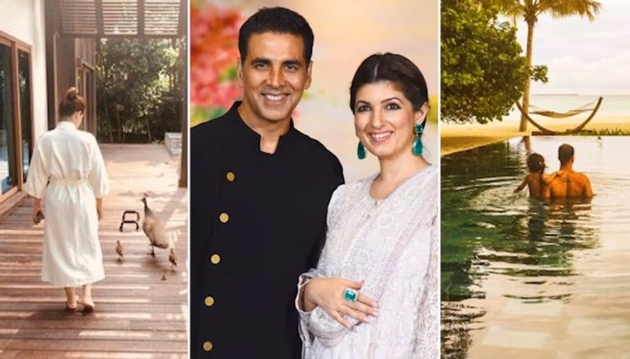 <p>Bollywood actor Akshay Kumar and his wife Twinkle Khanna’s home is heaven for nature lovers. It has a beautiful garden and multiple indoor ponds. See pics</p> <p>Bollywood actor Akshay Kumar and his wife Twinkle Khanna’s home is heaven for nature lovers. It has a beautiful garden and multiple indoor ponds. See pics</p>