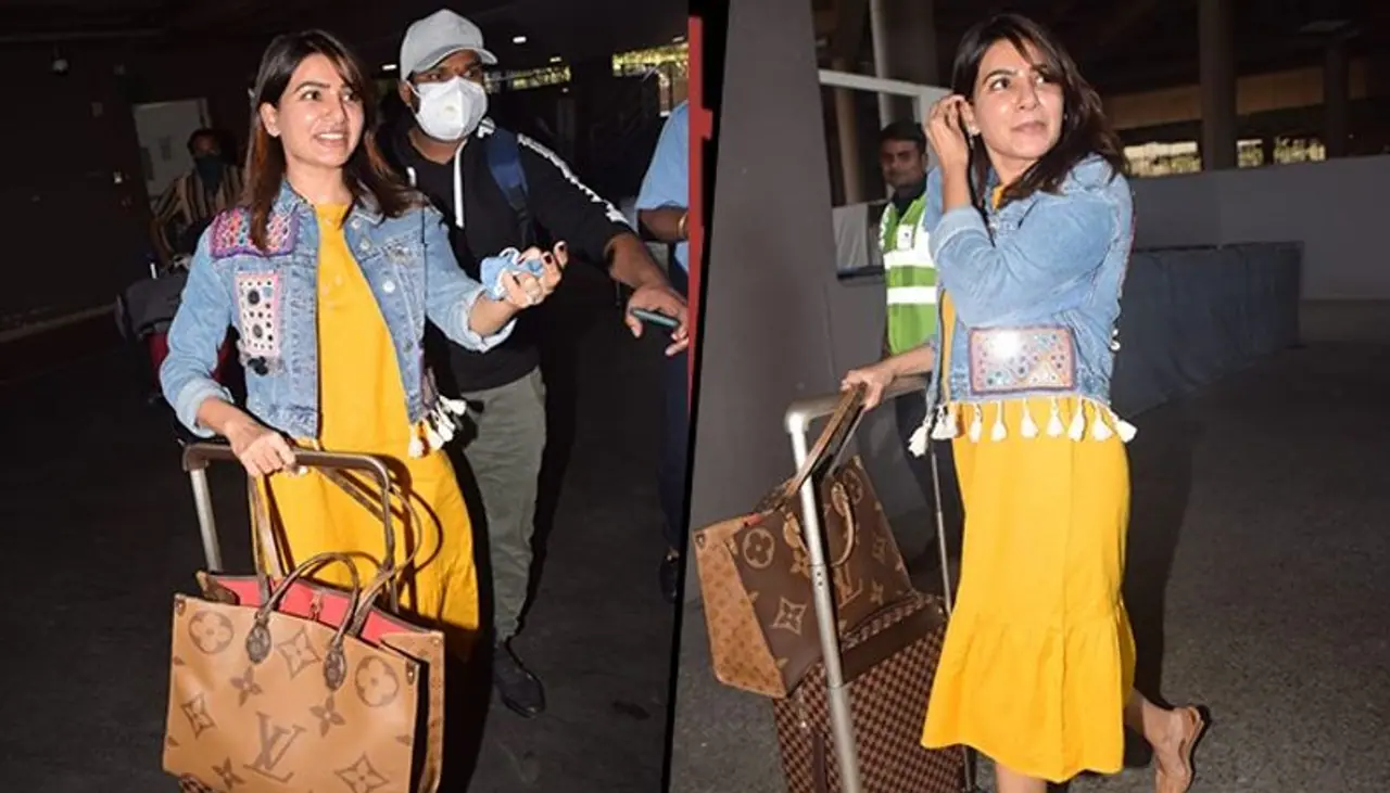 <p style="text align: justify;">Samantha's first Bollywood venture is about to release soon, and the promotions have already been started. The South diva was spotted in Mumbai airport, and she looked gorgeous, read on.</p> <p style="text align: justify;">Samantha's first Bollywood venture is about to release soon, and the promotions have already been started. The South diva was spotted in Mumbai airport, and she looked gorgeous, read on.</p>