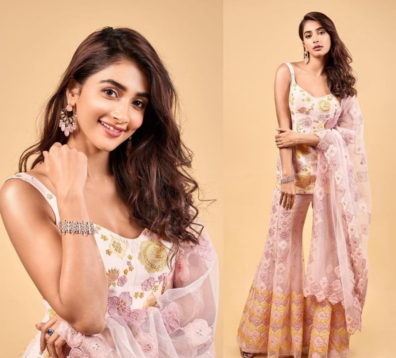 <p>Pooja Hegde has made the headlines for her fashion choices from time to time. Giving major inspirations for any look with ease whether its traditional, winter, or any occasion, the fashion icon has aced it all. Now she has done so once again.</p> <p>Pooja Hegde has made the headlines for her fashion choices from time to time. Giving major inspirations for any look with ease whether its traditional, winter, or any occasion, the fashion icon has aced it all. Now she has done so once again.</p>