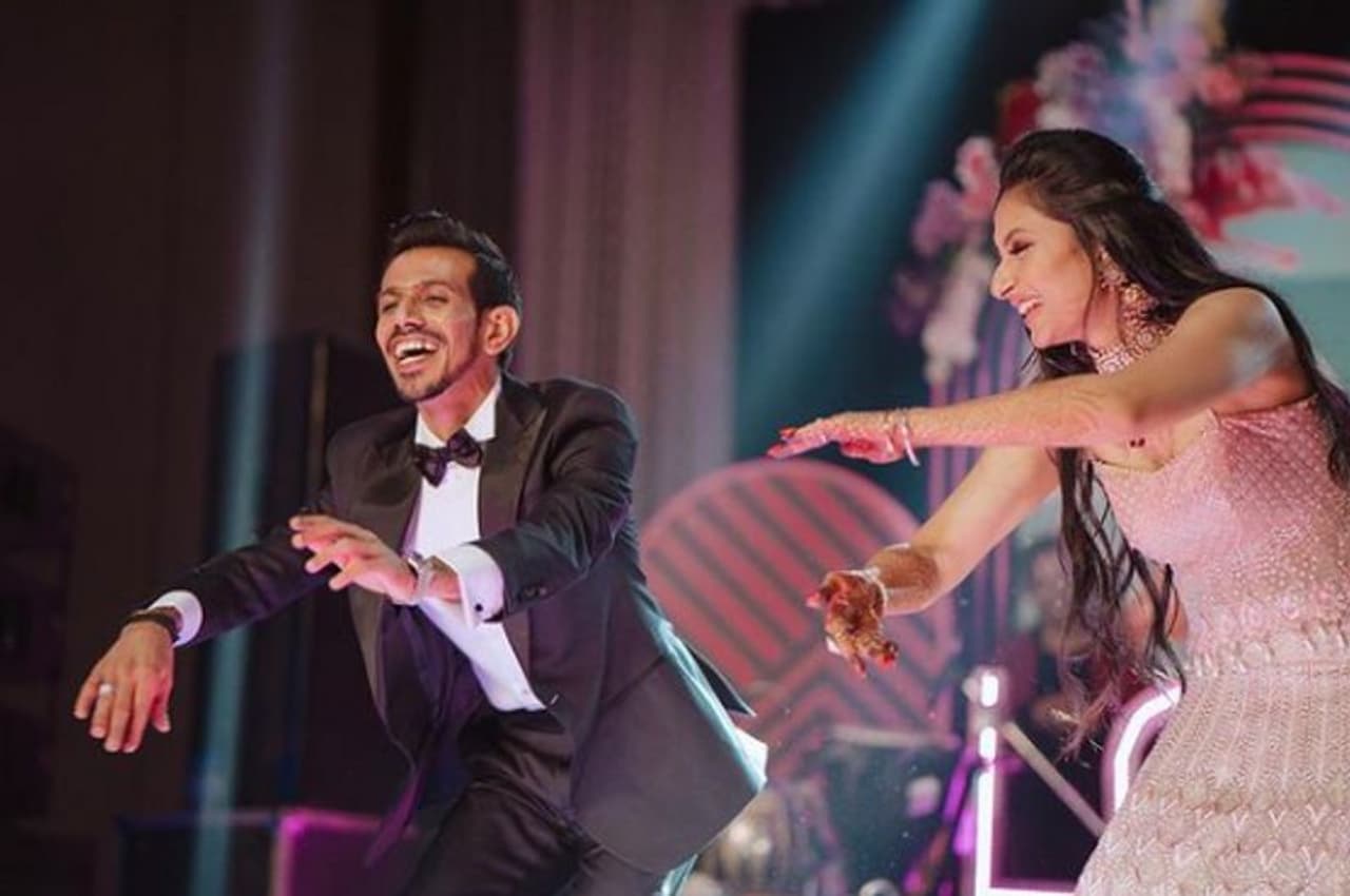 <p>Indian leg spinner, Yuzvendra Chahal has proved over the years that he is a good leg spinner in the limited overs circuit, especially in Twenty20. He has also proved himself a gentleman in his personal life after getting hitched to famous YouTube choregrapher, Dhanashree Verma.</p> <p>Indian leg spinner, Yuzvendra Chahal has proved over the years that he is a good leg spinner in the limited overs circuit, especially in Twenty20. He has also proved himself a gentleman in his personal life after getting hitched to famous YouTube choregrapher, Dhanashree Verma.</p>