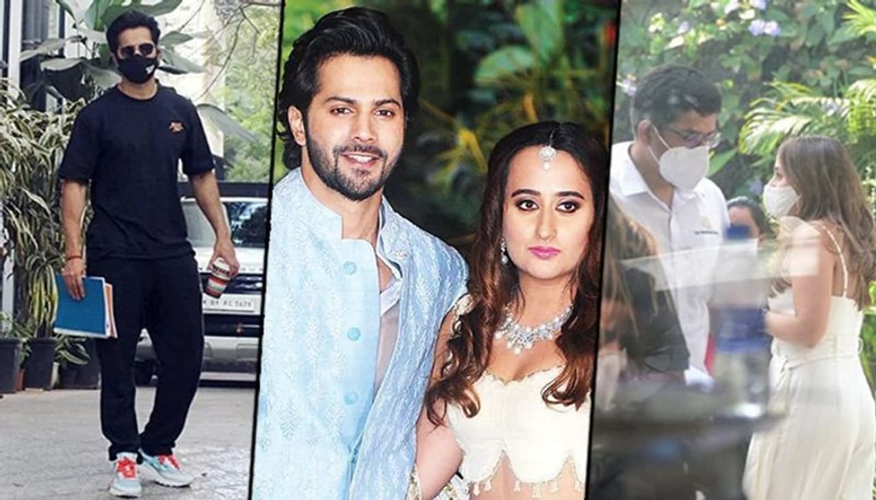 <p>Slowly the color of the wedding festivities of Varun Dhawan and Natasha Dalal is getting brighter and bolder as the families were seen reaching Alibaug resort for the most awaited wedding of the season.</p><p><br /> </p> <p>Slowly the color of the wedding festivities of Varun Dhawan and Natasha Dalal is getting brighter and bolder as the families were seen reaching Alibaug resort for the most awaited wedding of the season.</p><p><br /> </p>