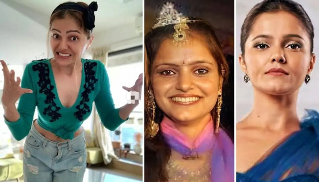 <p>Rubina Dilaik is one of the stunning and strongest contender of Bigg Boss 14. She is known for her bold and upfront attitude. Before entering the TV industry the actress had participated in pageants and a picture from those days is surfacing everywhere. </p><p> </p> <p>Rubina Dilaik is one of the stunning and strongest contender of Bigg Boss 14. She is known for her bold and upfront attitude. Before entering the TV industry the actress had participated in pageants and a picture from those days is surfacing everywhere. </p><p> </p>