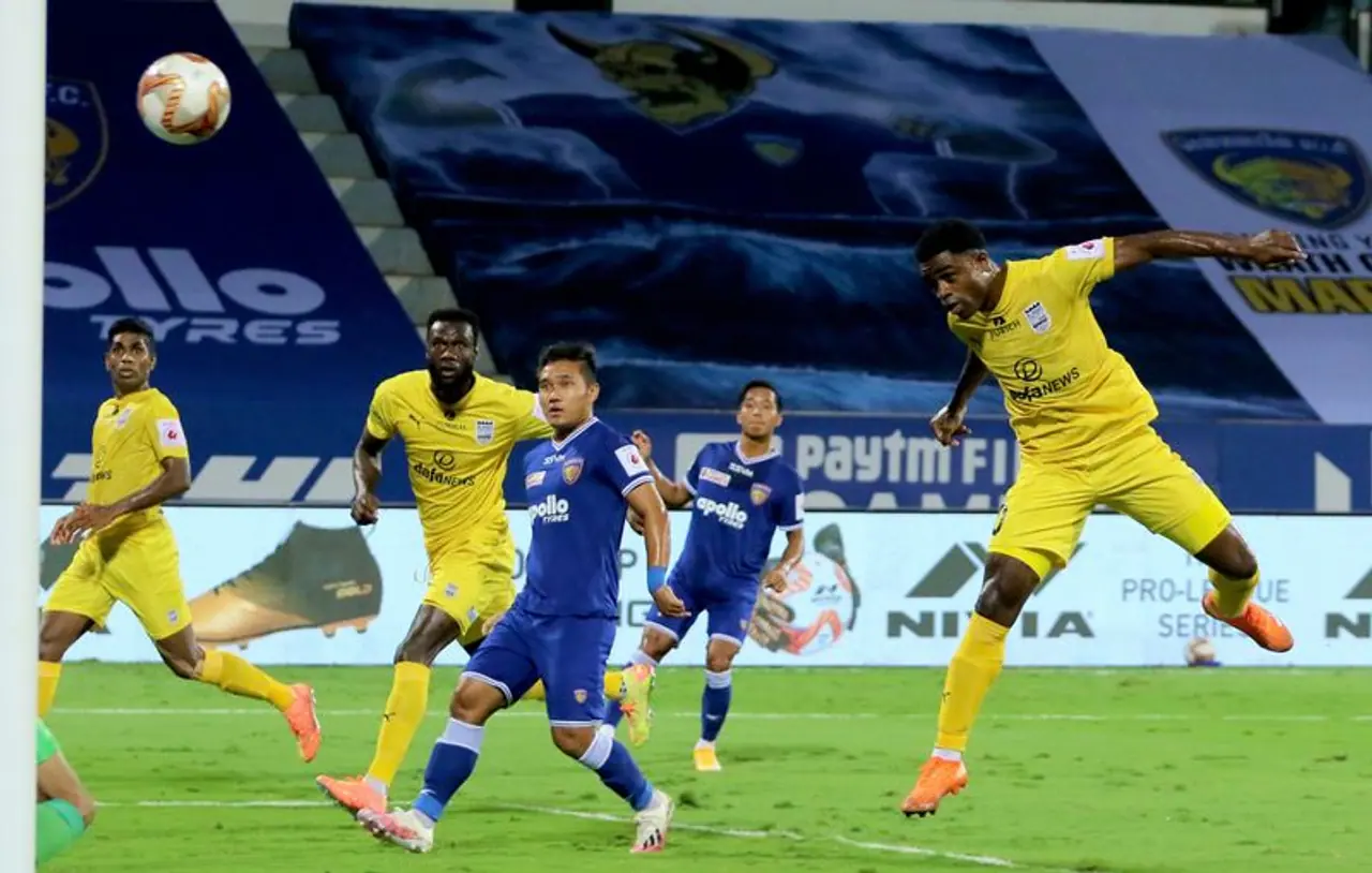 <p>On Monday, Mumbai City FC was held to an intense draw against former champion, Chennaiyin FC in the 2020 21 Indian Super League, at the GMC Stadium in Goa. The draw ensured that Mumbai maintains its top spot, while Chennaiyin has risen to the fifth spot.</p> <p>On Monday, Mumbai City FC was held to an intense draw against former champion, Chennaiyin FC in the 2020 21 Indian Super League, at the GMC Stadium in Goa. The draw ensured that Mumbai maintains its top spot, while Chennaiyin has risen to the fifth spot.</p>