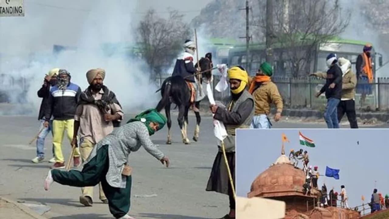 <p>ರೈತರ ಟ್ರಾಕ್ಟರ್ ರ್ಯಾಲಿ, ಗಲಭೆ ಕುರಿತು ದೆಹಲಿ ಪೊಲೀಸ್ ಕಮೀಷನರ್ ಎನ್ ಎನ್ ಶ್ರೀವಾತ್ಸವ್ ಸುದ್ದಿಗೋಷ್ಠಿ ನಡೆಸಿದ್ದಾರೆ. ಉಗ್ರಗಾಮಿಗಳ ಗುಂಪು ರೈತರನ್ನು ಕಾನೂನು ಕೈಗೆ ತೆಗೆದುಕೊಳ್ಳುವಂತೆ ಪ್ರಚೋದಿಸಿ ಎಂದು ಶ್ರೀವಾತ್ಸವ್ ಹೇಳಿದ್ದಾರೆ.</p> <p>ರೈತರ ಟ್ರಾಕ್ಟರ್ ರ್ಯಾಲಿ, ಗಲಭೆ ಕುರಿತು ದೆಹಲಿ ಪೊಲೀಸ್ ಕಮೀಷನರ್ ಎನ್ ಎನ್ ಶ್ರೀವಾತ್ಸವ್ ಸುದ್ದಿಗೋಷ್ಠಿ ನಡೆಸಿದ್ದಾರೆ. ಉಗ್ರಗಾಮಿಗಳ ಗುಂಪು ರೈತರನ್ನು ಕಾನೂನು ಕೈಗೆ ತೆಗೆದುಕೊಳ್ಳುವಂತೆ ಪ್ರಚೋದಿಸಿ ಎಂದು ಶ್ರೀವಾತ್ಸವ್ ಹೇಳಿದ್ದಾರೆ.</p>