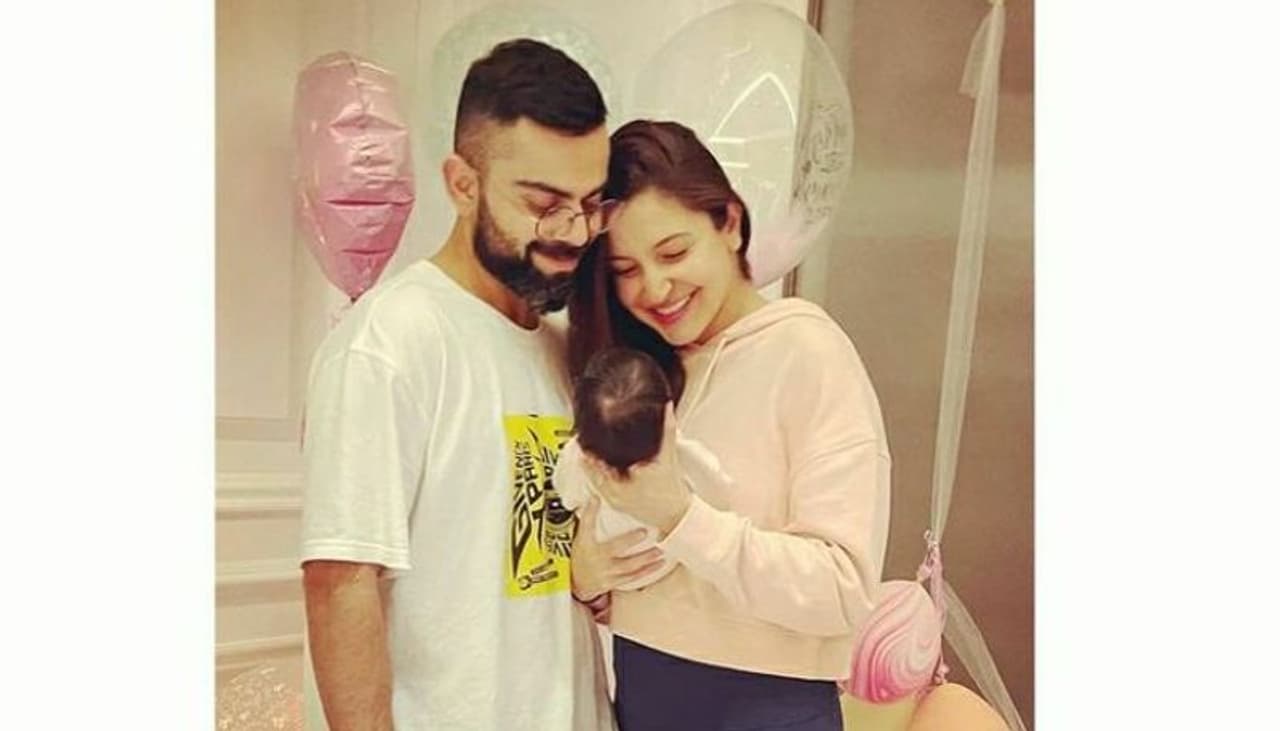 <p style="text align: justify;">Virat Kohli, Anushka Sharma the stunning celebrity couple are enjoying their family time with their newly born daughter Vamika, who was born on January 11.</p> <p style="text align: justify;">Virat Kohli, Anushka Sharma the stunning celebrity couple are enjoying their family time with their newly born daughter Vamika, who was born on January 11.</p>