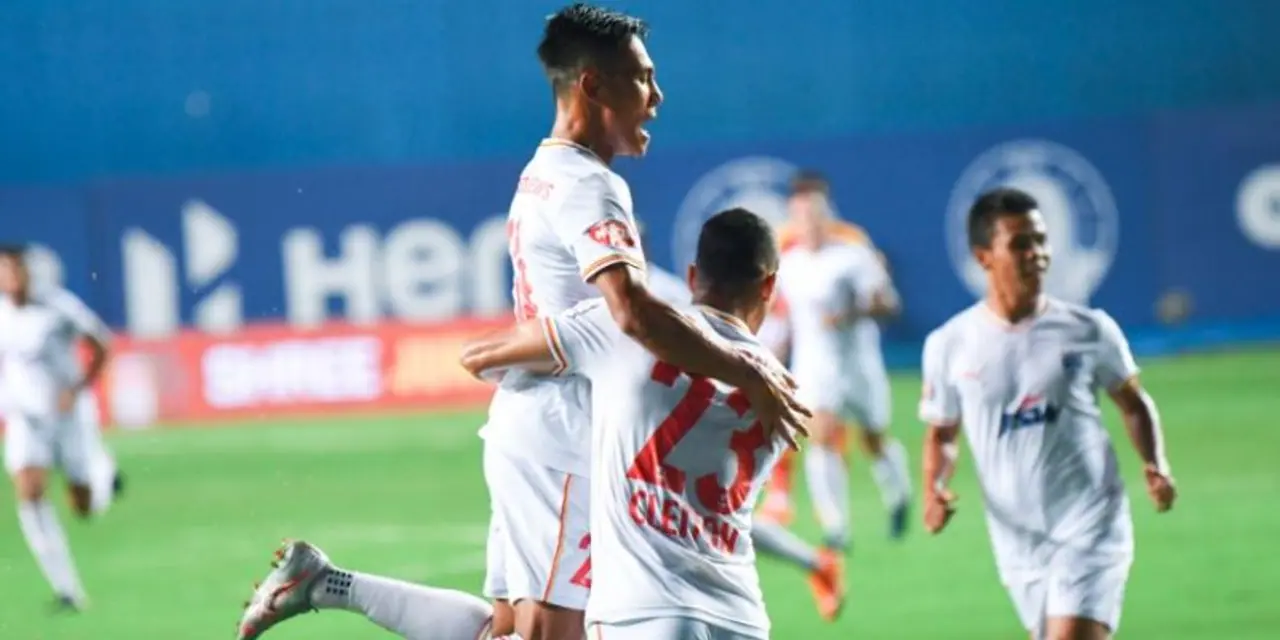 <p>Former champion Bengaluru FC made a roaring comeback to win 2 0 against a struggling SC East Bengal, to end its eight game winless streak in the 2020 21 Indian Super League, at the Tilak Maidan in Goa, on Tuesday. With this win, Bengaluru has risen to the sixth place, while SCEB stays at tenth.</p> <p>Former champion Bengaluru FC made a roaring comeback to win 2 0 against a struggling SC East Bengal, to end its eight game winless streak in the 2020 21 Indian Super League, at the Tilak Maidan in Goa, on Tuesday. With this win, Bengaluru has risen to the sixth place, while SCEB stays at tenth.</p>
