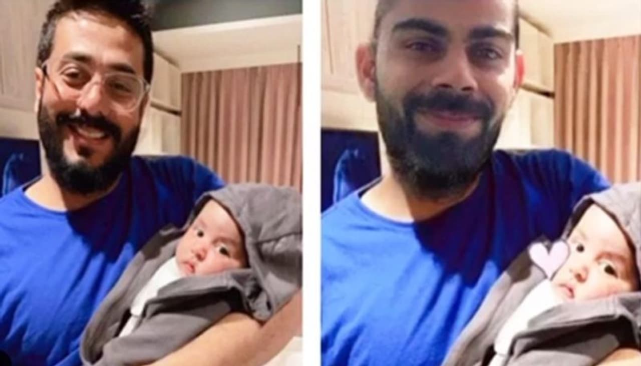 <p style="text align: justify;">If one looks closely, then he or she can understand that it's a morphed picture. The original photo belongs to Bengali director and producer Raj Chakraborty who was cradling his son Yuvaan, and wife Shubhasree Ganguly posted it on her Instagram account. <em>(Picture Credit: Calcutta Times Instagram)</em></p> <p style="text align: justify;">If one looks closely, then he or she can understand that it's a morphed picture. The original photo belongs to Bengali director and producer Raj Chakraborty who was cradling his son Yuvaan, and wife Shubhasree Ganguly posted it on her Instagram account. <em>(Picture Credit: Calcutta Times Instagram)</em></p>