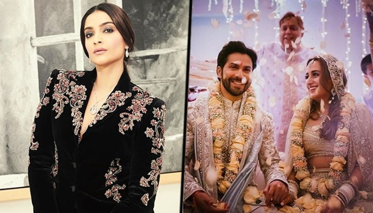 <p style="text align: justify;">They kept the wedding low key because of present Covid situation and made the guest list accordingly. While many Bollywood celebrities could be spotted at the wedding, many were missed. But, Varun's childhood friend Sonam Kapoor was missing, wondering why? <em>(Picture Credit: Instagram)</em></p> <p style="text align: justify;">They kept the wedding low key because of present Covid situation and made the guest list accordingly. While many Bollywood celebrities could be spotted at the wedding, many were missed. But, Varun's childhood friend Sonam Kapoor was missing, wondering why? <em>(Picture Credit: Instagram)</em></p>