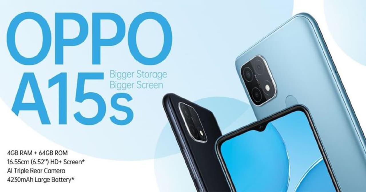 <p><strong>ఒప్పో ఏ15ఎస్ ధర </strong><br />ఒప్పో ఏ15ఎస్ ని అమెజాన్ ఇండియా, రిటైల్ స్టోర్స్ లో డైనమిక్ బ్లాక్, ఫ్యాన్సీ వైట్, రాంబో సిల్వర్ కలర్ వేరియంట్లలో అందుబాటులో ఉంటుంది. ఫోన్ మొదటి వేరియంట్ 4 జిబి ర్యామ్, 64 జిబి స్టోరేజ్ ధర రూ .11,490. అలాగే 4 జిబి ర్యామ్, 128 జిబి స్టోరేజ్ వేరియంట్ ధర రూ .12,490. కొత్త వేరియంట్ డైనమిక్ బ్లాక్, ఫాన్సీ వైట్లో లభిస్తుంది.</p> <p><strong>ఒప్పో ఏ15ఎస్ ధర </strong><br />ఒప్పో ఏ15ఎస్ ని అమెజాన్ ఇండియా, రిటైల్ స్టోర్స్ లో డైనమిక్ బ్లాక్, ఫ్యాన్సీ వైట్, రాంబో సిల్వర్ కలర్ వేరియంట్లలో అందుబాటులో ఉంటుంది. ఫోన్ మొదటి వేరియంట్ 4 జిబి ర్యామ్, 64 జిబి స్టోరేజ్ ధర రూ .11,490. అలాగే 4 జిబి ర్యామ్, 128 జిబి స్టోరేజ్ వేరియంట్ ధర రూ .12,490. కొత్త వేరియంట్ డైనమిక్ బ్లాక్, ఫాన్సీ వైట్లో లభిస్తుంది.</p>