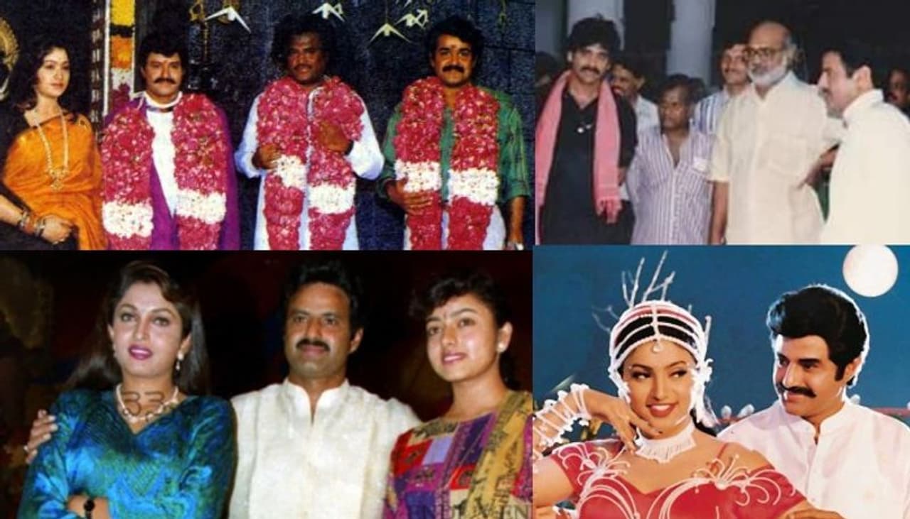 అరుదైన విషయాలు ఎప్పుడూ ఓ తెలియని మధురమైన అనుభూతినిస్తాయి. ఎవరూ చూడని ఫోటోలు చూసినప్పుడు ఓ తెలియని ఆనందం కలుగుతుంది. మన అభిమాన హీరోలకు చెందిన అలనాటి అరుదైన చూసినప్పుడు కలిగే ఆనందాన్ని మాటల్లో చెప్పలేం. చూస్తేనే ఆ ఫీల్ని అనుభవించగలం. బాలకృష్ణకి సోషల్ మీడియాలో ఉన్న ఫాలోయింగ్ ఏంటో తెలిసిందే. ఆయన అభిమానులు నిత్యం బాలకృష్ణకి సంబంధించిన అరుదైన ఫోటోలు పంచుకుంటూ అలరిస్తుంటారు. రజనీకాంత్, మోహన్లాల్, నాగార్జున, విజయశాంతి, ఎన్టీఆర్, ఏఎన్నార్, సౌందర్య, రమ్యకృష్ణ, రోజా వంటి తారాలతో బాలకృష్ణ కలిసి దిగిన అరుదైన ఫోటోలు ప్రస్తుతం సోషల్ మీడియాలో హల్చల్ చేస్తున్నాయి. మరోవైపు బాలయ్య అరుదైన చిత్రాలు సందడి చేస్తున్నాయి. వాటిపై ఓ లుక్కేద్దాం. అరుదైన విషయాలు ఎప్పుడూ ఓ తెలియని మధురమైన అనుభూతినిస్తాయి. ఎవరూ చూడని ఫోటోలు చూసినప్పుడు ఓ తెలియని ఆనందం కలుగుతుంది. మన అభిమాన హీరోలకు చెందిన అలనాటి అరుదైన చూసినప్పుడు కలిగే ఆనందాన్ని మాటల్లో చెప్పలేం. చూస్తేనే ఆ ఫీల్ని అనుభవించగలం. బాలకృష్ణకి సోషల్ మీడియాలో ఉన్న ఫాలోయింగ్ ఏంటో తెలిసిందే. ఆయన అభిమానులు నిత్యం బాలకృష్ణకి సంబంధించిన అరుదైన ఫోటోలు పంచుకుంటూ అలరిస్తుంటారు. రజనీకాంత్, మోహన్లాల్, నాగార్జున, విజయశాంతి, ఎన్టీఆర్, ఏఎన్నార్, సౌందర్య, రమ్యకృష్ణ, రోజా వంటి తారాలతో బాలకృష్ణ కలిసి దిగిన అరుదైన ఫోటోలు ప్రస్తుతం సోషల్ మీడియాలో హల్చల్ చేస్తున్నాయి. మరోవైపు బాలయ్య అరుదైన చిత్రాలు సందడి చేస్తున్నాయి. వాటిపై ఓ లుక్కేద్దాం.