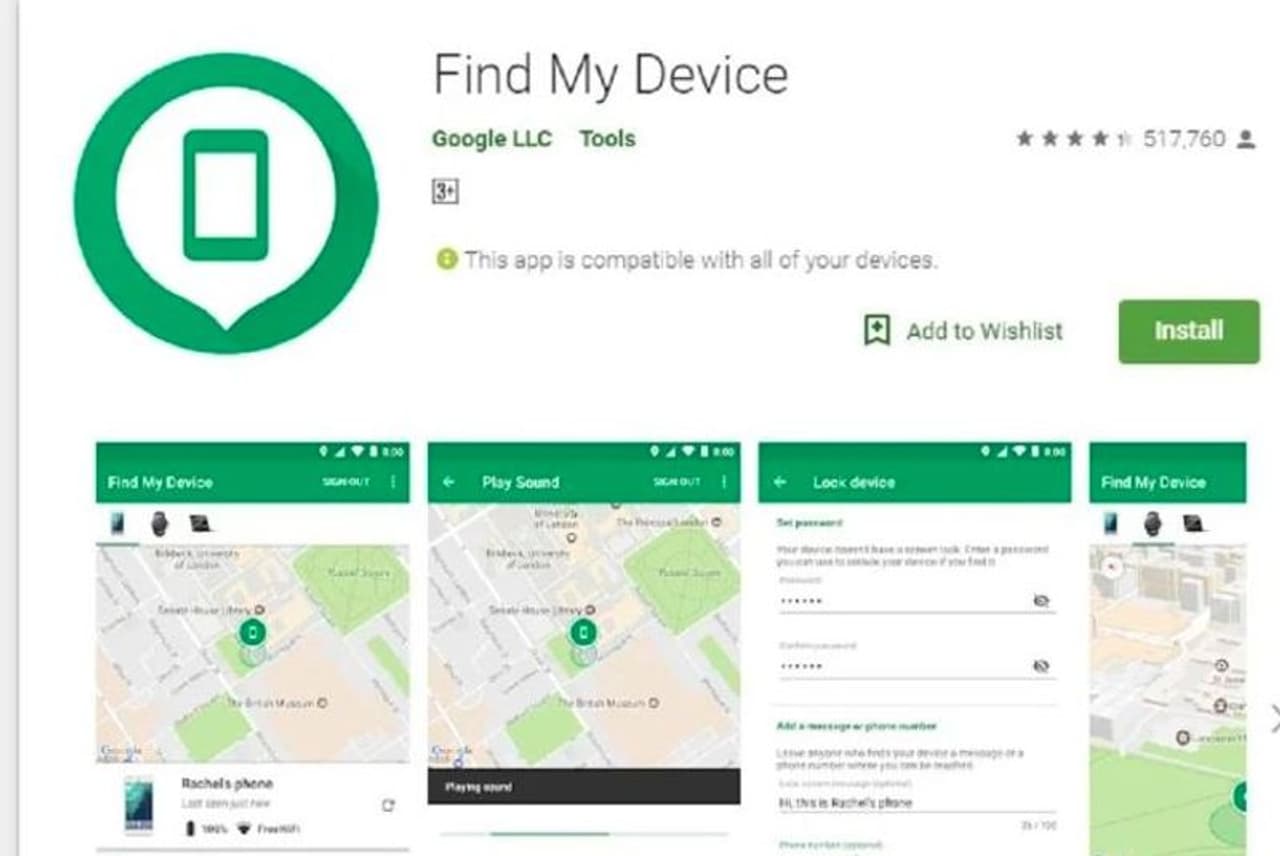 <p>మీ ఫోన్ పోయే ముందు లేదా దొంగతనానికి గురయ్యే ముందు కొన్ని చిన్న జాగ్రత్తలు తీసుకుంటే సరిపోతుంది. ముందుగా మీ ఫోన్ ప్లేస్టోర్ కి వెళ్లి అక్కడ మీ ఫోన్లో మై డివైజ్ యాప్ సెర్చ్ చేయండి. యాప్ ఇన్ స్టాల్ చేసాక లాగిన్ చేసి యాప్ ఆక్టివేట్ చేయండి.<br /> </p> <p>మీ ఫోన్ పోయే ముందు లేదా దొంగతనానికి గురయ్యే ముందు కొన్ని చిన్న జాగ్రత్తలు తీసుకుంటే సరిపోతుంది. ముందుగా మీ ఫోన్ ప్లేస్టోర్ కి వెళ్లి అక్కడ మీ ఫోన్లో మై డివైజ్ యాప్ సెర్చ్ చేయండి. యాప్ ఇన్ స్టాల్ చేసాక లాగిన్ చేసి యాప్ ఆక్టివేట్ చేయండి.<br /> </p>