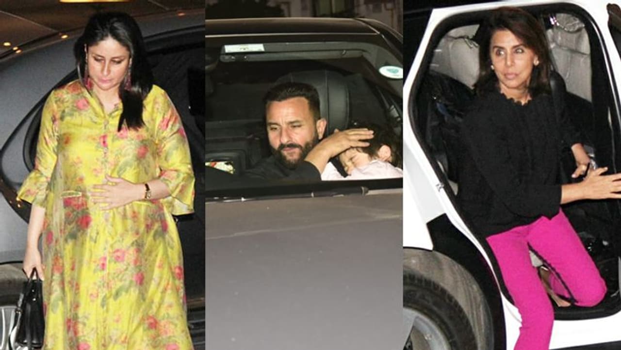 <p>ಪ್ರೆಗ್ನೆಂಸಿಯ ಕಡೇ ದಿನಗಳನ್ನು ಕಳೆಯುತ್ತಿರುವ ಕರೀನಾ ಕಪೂರ್ ತಂದೆಯ ಹುಟ್ಟುಹಬ್ಬಕ್ಕೆ ವಿಶ್ ಮಾಡಲು ತಲುಪಿದ್ದರು. ಈ ಸಂದರ್ಭದಲ್ಲಿ ಹಳದಿ ಬಣ್ಣದ ಕಫ್ತಾನ್ನಲ್ಲಿ ಕಾಣಿಸಿಕೊಂಡರು. ನೀತು ಸಿಂಗ್ ಸಹ ಜೊತೆಗಿದ್ದರು. </p> <p>ಪ್ರೆಗ್ನೆಂಸಿಯ ಕಡೇ ದಿನಗಳನ್ನು ಕಳೆಯುತ್ತಿರುವ ಕರೀನಾ ಕಪೂರ್ ತಂದೆಯ ಹುಟ್ಟುಹಬ್ಬಕ್ಕೆ ವಿಶ್ ಮಾಡಲು ತಲುಪಿದ್ದರು. ಈ ಸಂದರ್ಭದಲ್ಲಿ ಹಳದಿ ಬಣ್ಣದ ಕಫ್ತಾನ್ನಲ್ಲಿ ಕಾಣಿಸಿಕೊಂಡರು. ನೀತು ಸಿಂಗ್ ಸಹ ಜೊತೆಗಿದ್ದರು. </p>