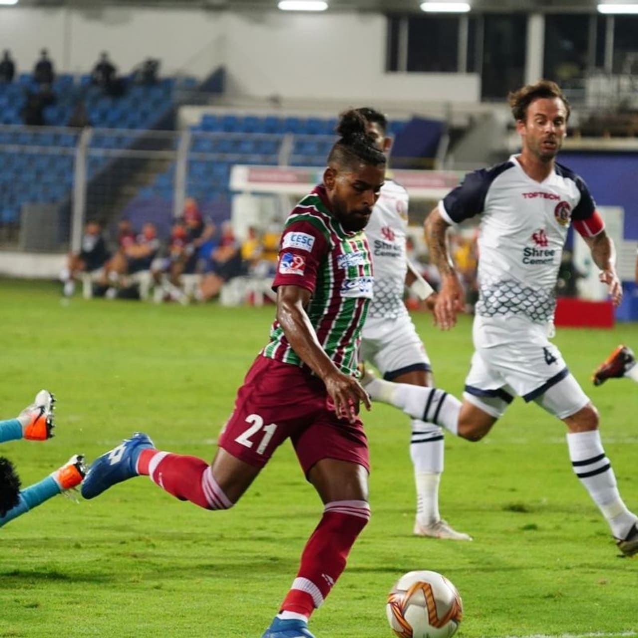 <p>Indian Super League giant ATK Mohun Bagan is coming off an impressive 3 1 win over SC East Bengal in the 2020 21 Indian Super League on Friday. While ATKMB has already qualified for the playoffs, SCEB is already out of the race.</p> <p>Indian Super League giant ATK Mohun Bagan is coming off an impressive 3 1 win over SC East Bengal in the 2020 21 Indian Super League on Friday. While ATKMB has already qualified for the playoffs, SCEB is already out of the race.</p>