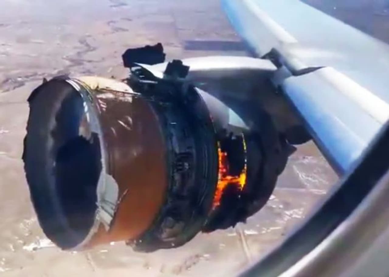 <p>Parts of a United Airlines aircraft engine lay strewn around the Broomfield County of Colorado, US after it suffered an engine failure shortly after takeoff.<br /> </p><p>The Boeing 777 200 with 231 passengers and 10 crew onboard landed safely at the Denver International Airport.</p> <p>Parts of a United Airlines aircraft engine lay strewn around the Broomfield County of Colorado, US after it suffered an engine failure shortly after takeoff.<br /> </p><p>The Boeing 777 200 with 231 passengers and 10 crew onboard landed safely at the Denver International Airport.</p>
