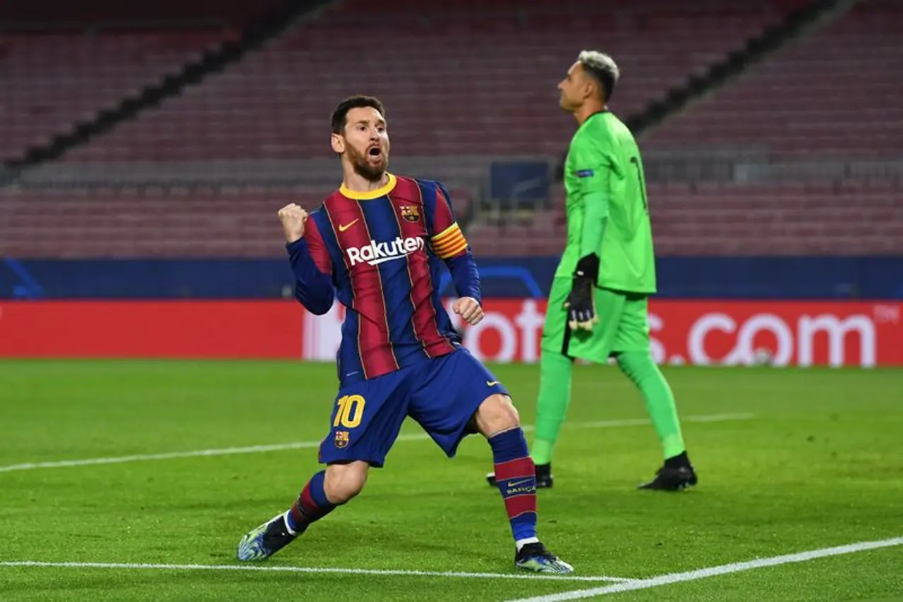 <p>Argentine superstar Lionel Messi of Barcelona is undoubtedly one of the modern day greats in the sport of football. While he already holds innumerable records to his name, he continues to script further with almost every passing game.</p> <p>Argentine superstar Lionel Messi of Barcelona is undoubtedly one of the modern day greats in the sport of football. While he already holds innumerable records to his name, he continues to script further with almost every passing game.</p>