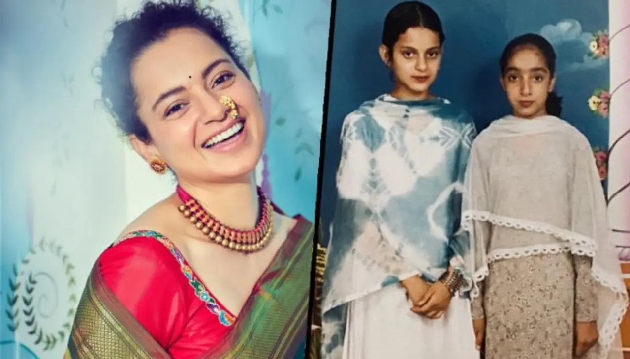 <p style="text align: justify;">Today, the Gangster actress walked down the memory lane and took to her Instagram account to share a throwback picture. It is her birth month, and to celebrate it, she posted a picture with her sister Rangoli describing how their childhood was. </p> <p style="text align: justify;">Today, the Gangster actress walked down the memory lane and took to her Instagram account to share a throwback picture. It is her birth month, and to celebrate it, she posted a picture with her sister Rangoli describing how their childhood was. </p>