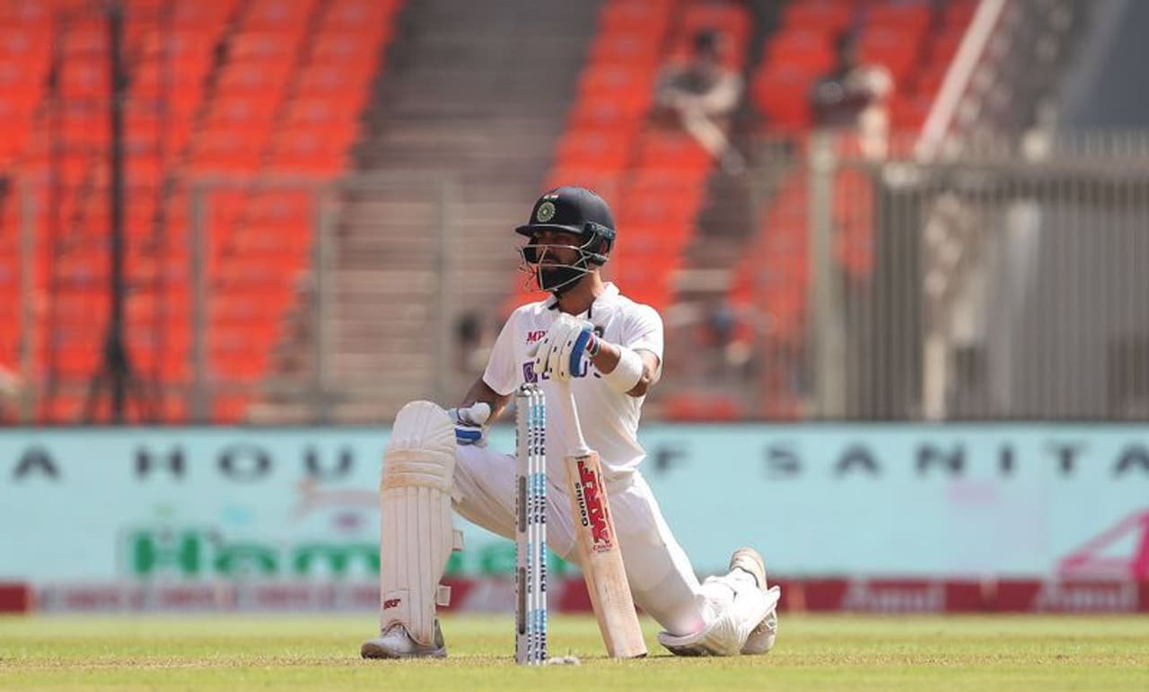 <p>India and England are not going down without a fight in the fourth and final Test at the Narendra Modi Stadium in Ahmedabad. While India seems to be grinding it with the bat, Indian skipper Virat Kohli's struggle appears to be even greater.</p> <p>India and England are not going down without a fight in the fourth and final Test at the Narendra Modi Stadium in Ahmedabad. While India seems to be grinding it with the bat, Indian skipper Virat Kohli's struggle appears to be even greater.</p>