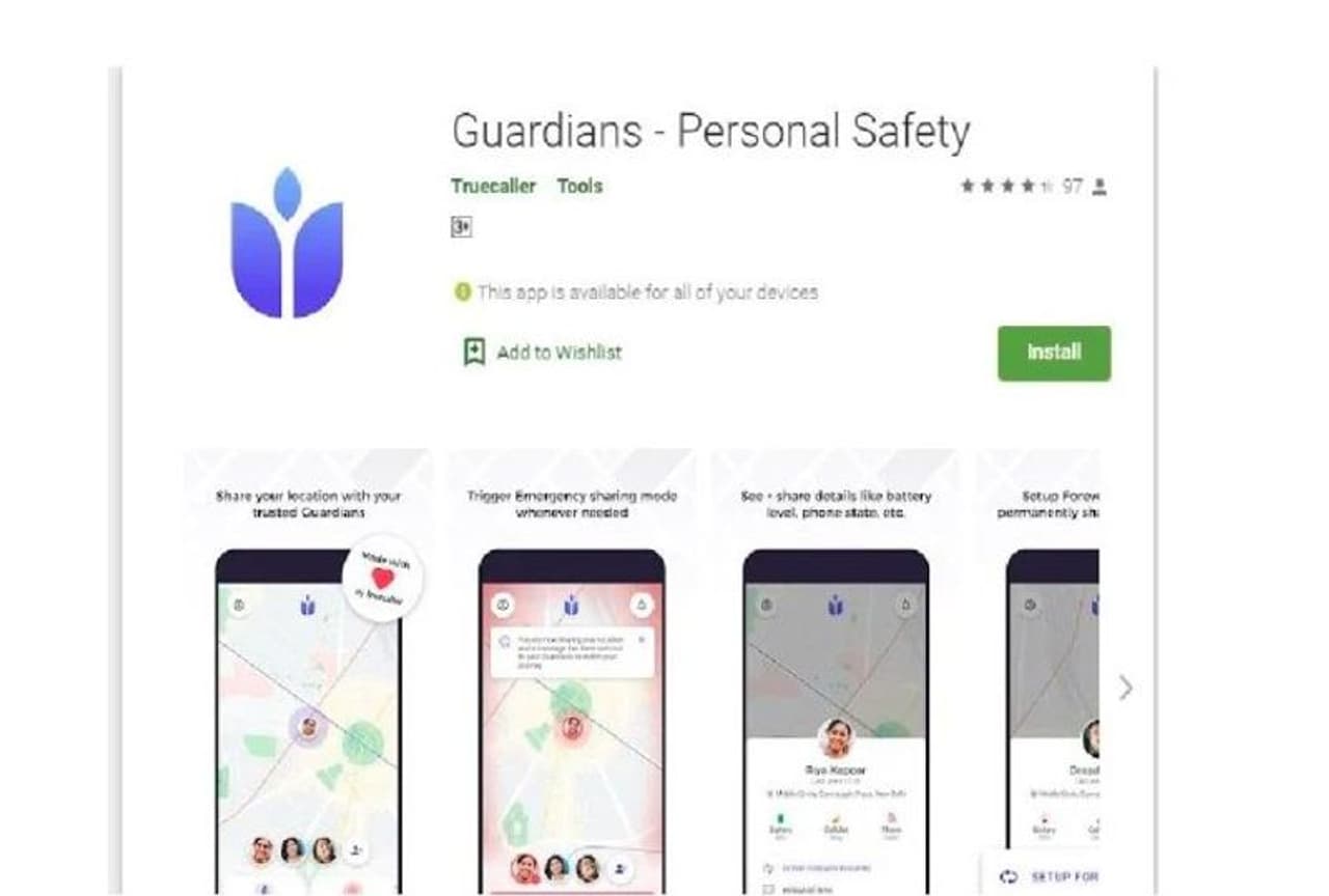 <p>ఈ యాప్ లోని “ఎమర్జెన్సీ” బటన్ను నొక్కడం ద్వారా అత్యవసర పరిస్థితుల్లో మీరు మీ లొకేషన్ ఎంచుకున్న వారితో షేర్ చేసుకోవచ్చు. మీరు “ఎమర్జెన్సీ” బటన్ను నొక్కిన తర్వాత మీ లొకేషన్ పొందే “కమ్యూనిటీ గార్డియన్స్” నుండి సహాయాన్ని పొందవచ్చు. ఒకే ట్యాప్తో ట్రూకాలర్ వినియోగదారులకు సైన్ ఇన్ ప్రాసెస్ సులభం చేసింది. ఈ గార్డియన్ యాప్ గురించి పూర్తిగా తెలుసుకోండి..</p> <p>ఈ యాప్ లోని “ఎమర్జెన్సీ” బటన్ను నొక్కడం ద్వారా అత్యవసర పరిస్థితుల్లో మీరు మీ లొకేషన్ ఎంచుకున్న వారితో షేర్ చేసుకోవచ్చు. మీరు “ఎమర్జెన్సీ” బటన్ను నొక్కిన తర్వాత మీ లొకేషన్ పొందే “కమ్యూనిటీ గార్డియన్స్” నుండి సహాయాన్ని పొందవచ్చు. ఒకే ట్యాప్తో ట్రూకాలర్ వినియోగదారులకు సైన్ ఇన్ ప్రాసెస్ సులభం చేసింది. ఈ గార్డియన్ యాప్ గురించి పూర్తిగా తెలుసుకోండి..</p>