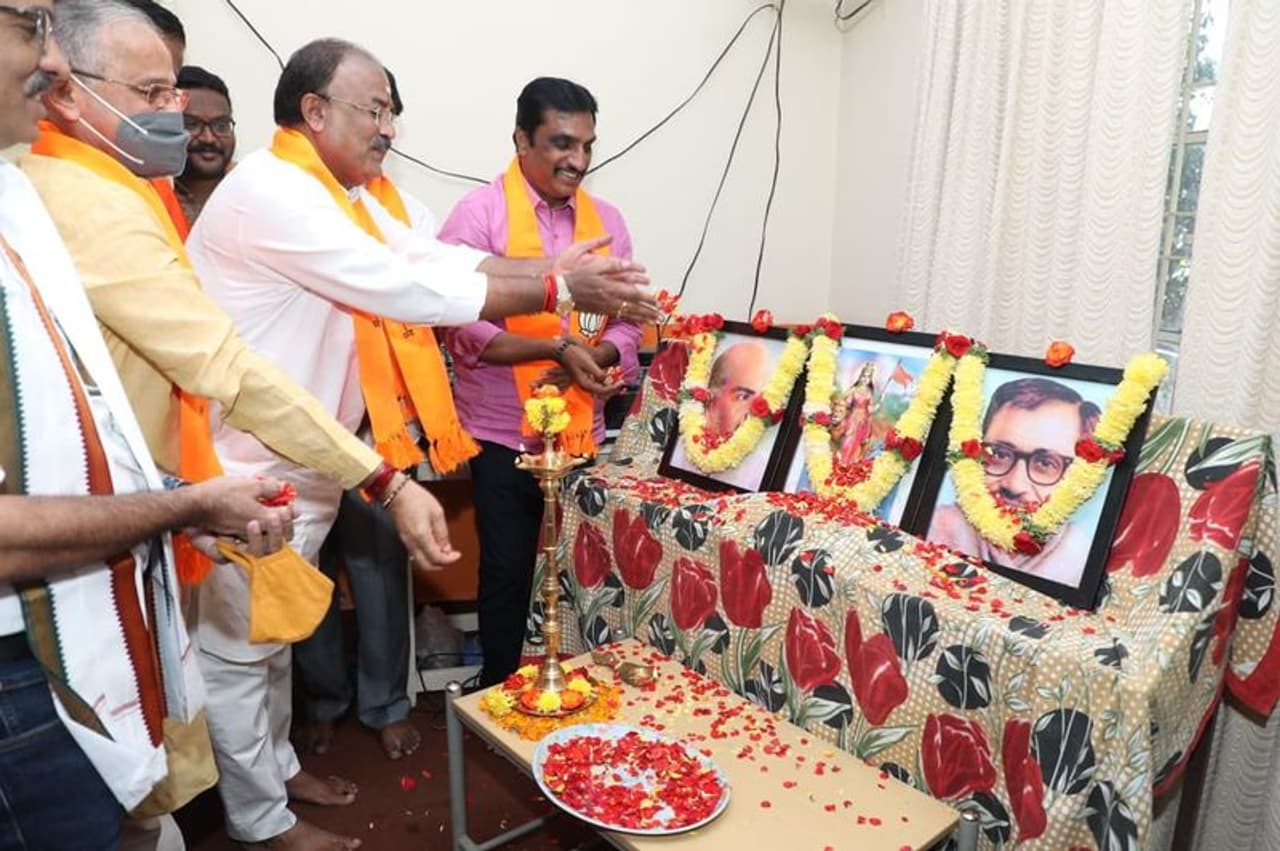 <p>ಭಾನುವಾರ ನಗರದಲ್ಲಿ ಬಿಜೆಪಿ ವತಿಯಿಂದ ಆಯೋಜಿಸಿದ್ದ ‘ಮಾಧ್ಯಮ ಮಂಥನ’ ಕಾರ್ಯಾಗಾರ</p>