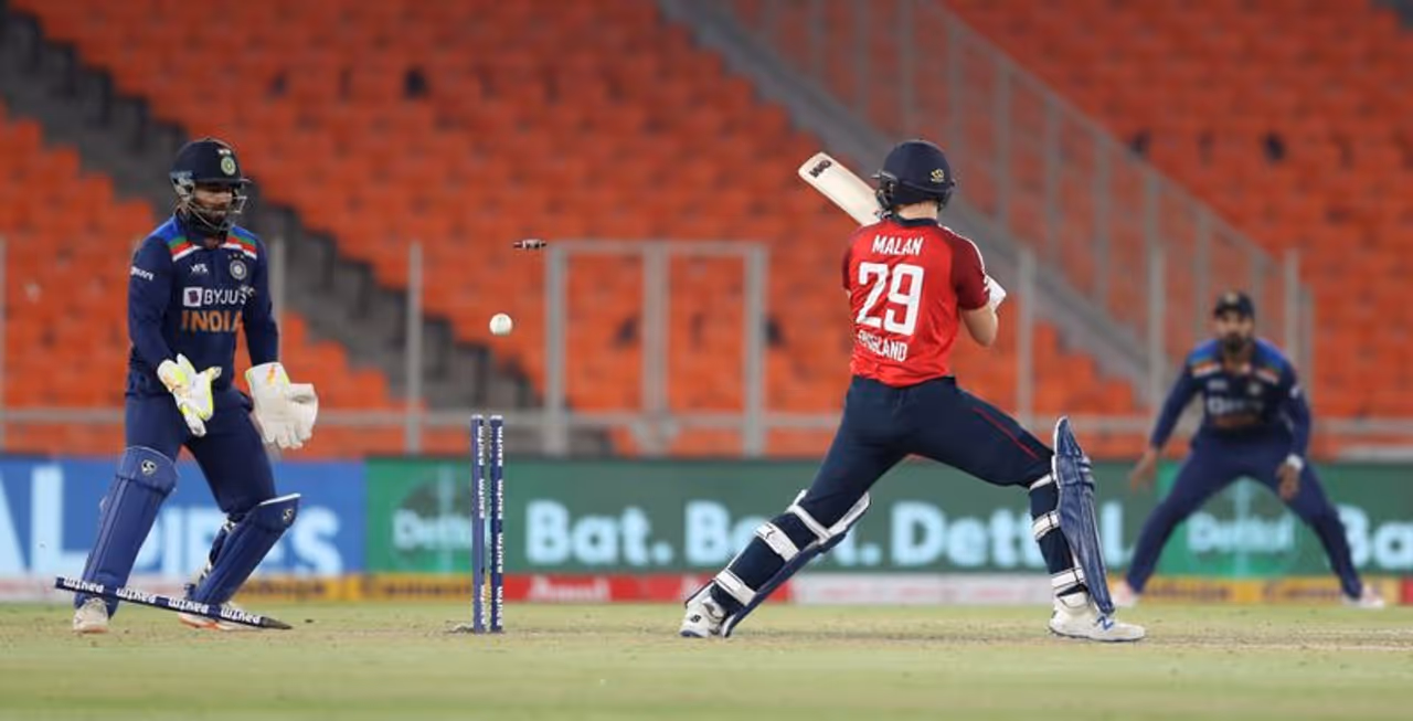 <p>Team India showed no signs of slowing down. It came up with a terrific performance to tame England by eight runs in the fourth Twenty20 International at the Narendra Modi Stadium in Ahmedabad on Thursday.</p><p> </p><p>As the series is locked 2 2, it sets up Saturday's game as the decider. Meanwhile, as Surykumar Yadav produced a magical performance, we look at all the records scripted during the game.</p> <p>Team India showed no signs of slowing down. It came up with a terrific performance to tame England by eight runs in the fourth Twenty20 International at the Narendra Modi Stadium in Ahmedabad on Thursday.</p><p> </p><p>As the series is locked 2 2, it sets up Saturday's game as the decider. Meanwhile, as Surykumar Yadav produced a magical performance, we look at all the records scripted during the game.</p>