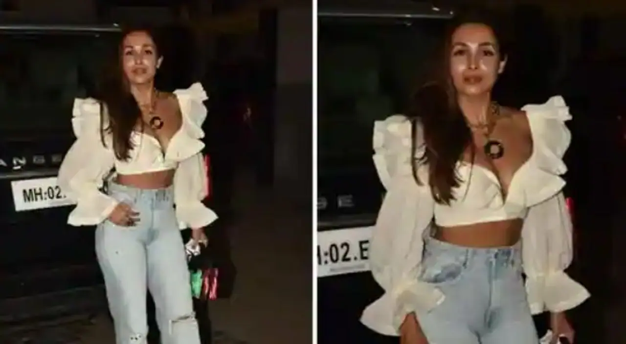 <p>ಕ್ಯಾಶುಯಲ್ ಡೆನಿಮ್ ಲುಕ್‌ನಲ್ಲಿ ಮಲೈಕಾ ಹೇಗೆ ಕಾಣಿಸಿದ್ದಾರೆ ನೋಡಿ.</p>