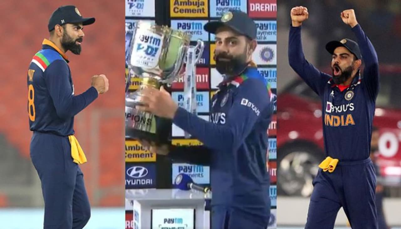 <p>కెప్టెన్ నిర్ణయంపై తాజాగా తన అభిప్రాయాన్ని ప్రకటించాడు వన్డే, టీ20 వైస్ కెప్టెన్ రోహిత్ శర్మ. ‘విరాట్ కోహ్లీ ఓపెనర్గా వస్తానంటే నాకు ఎలాంటి అభ్యంతరం లేదు. మ్యాచ్ గెలవడానికి అప్పుడప్పుడూ కొన్ని ప్రయోగాలు చేయాల్సి ఉంటుంది...</p> <p>కెప్టెన్ నిర్ణయంపై తాజాగా తన అభిప్రాయాన్ని ప్రకటించాడు వన్డే, టీ20 వైస్ కెప్టెన్ రోహిత్ శర్మ. ‘విరాట్ కోహ్లీ ఓపెనర్గా వస్తానంటే నాకు ఎలాంటి అభ్యంతరం లేదు. మ్యాచ్ గెలవడానికి అప్పుడప్పుడూ కొన్ని ప్రయోగాలు చేయాల్సి ఉంటుంది...</p>