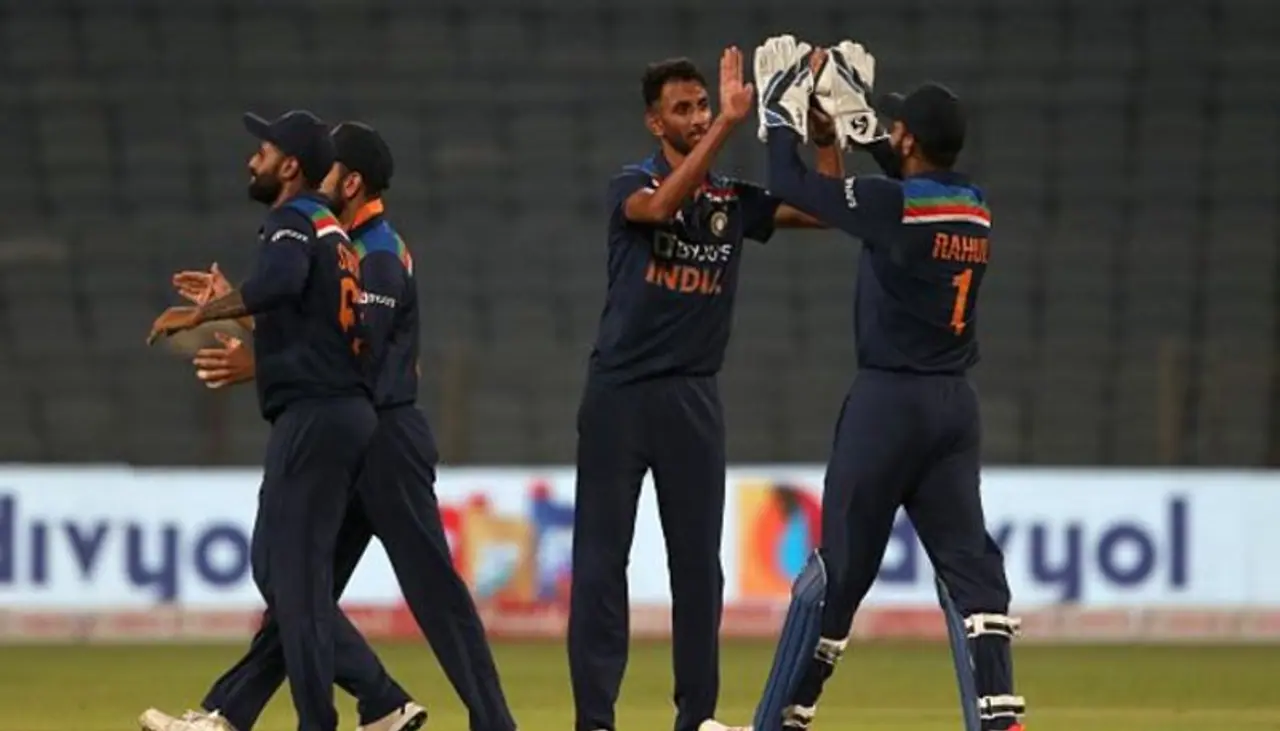 <p>Team India produced a classy all round display of gameplay tame England by 66 runs in the opening One Day International at the MCA Stadium in Pune on Tuesday. After a top show with the bat by Shikhar Dhawan, Virat Kohli, KL Rahul and Krunal Pandya, the Indian bowlers tightened the screw on the English batsmen to go 1 0 up in the three game series.</p> <p>Team India produced a classy all round display of gameplay tame England by 66 runs in the opening One Day International at the MCA Stadium in Pune on Tuesday. After a top show with the bat by Shikhar Dhawan, Virat Kohli, KL Rahul and Krunal Pandya, the Indian bowlers tightened the screw on the English batsmen to go 1 0 up in the three game series.</p>