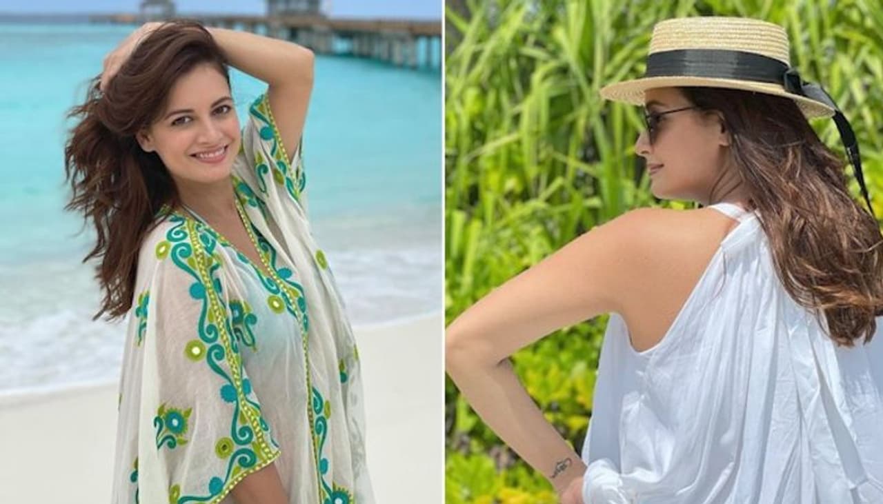 <p style="text align: justify;">The actress took to her Instagram account to share a few pictures from the vacation spot, tagging the location. Dia's beautiful photos were clicked by her husband, Vaibhav. She even mentioned him in the caption "Photos by Him 🙃."</p>