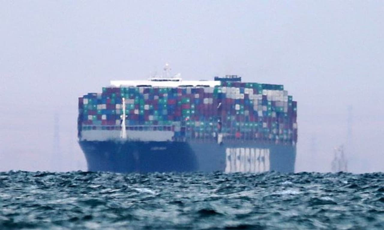 <p>The Suez Canal Authority has confirmed that the 1,300 foot container ship 'Ever Given' that had blocked the Suez Canal for six days has been freed and is now moving north.<br /> </p><p>The Panamanian container ship was successfully refloated after rescuers utilised the above average high tides triggered by the Supermoon on Sunday to trigger a series of push and tow manoeuvres that resulted in 80 per cent restoration of the vessel's direction.</p> <p>The Suez Canal Authority has confirmed that the 1,300 foot container ship 'Ever Given' that had blocked the Suez Canal for six days has been freed and is now moving north.<br /> </p><p>The Panamanian container ship was successfully refloated after rescuers utilised the above average high tides triggered by the Supermoon on Sunday to trigger a series of push and tow manoeuvres that resulted in 80 per cent restoration of the vessel's direction.</p>