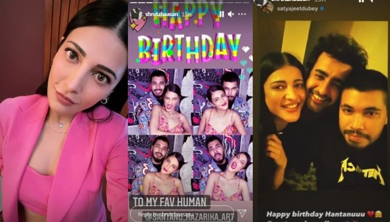 బుధవారం డూడుల్ ఆర్టిస్ట్ శాంతను హజారికతో ప్రేమలో ఉన్నట్టు చాలా కాలంగా వార్తలొస్తున్నాయి. అయితే దీనిపై శృతి హాసన్ ఇప్పటి వరకు స్పందించలేదు. బుధవారం డూడుల్ ఆర్టిస్ట్ శాంతను హజారికతో ప్రేమలో ఉన్నట్టు చాలా కాలంగా వార్తలొస్తున్నాయి. అయితే దీనిపై శృతి హాసన్ ఇప్పటి వరకు స్పందించలేదు.