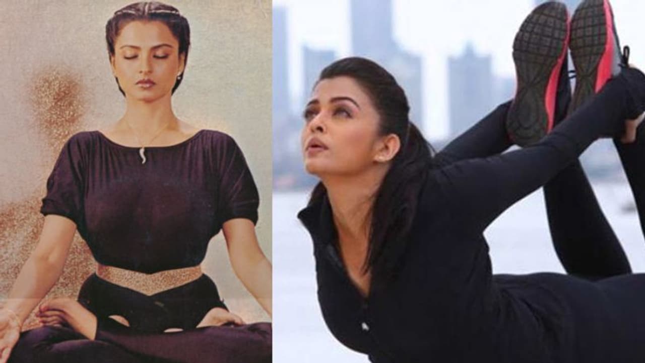 <p>ರೇಖಾ ತಮ್ಮ 66ನೇ ವರ್ಷದಲ್ಲೂ ಇನ್ನೂ ಫಿಟ್ ಆಗಿರುವ ಹಿಂದಿನ ರಹಸ್ಯವೆಂದರೆ ವರ್ಷಗಳಿಂದ ಮಾಡುತ್ತಿರುವ ಯೋಗಾಭ್ಯಾಸ. ಐಶ್ವರ್ಯಾ ರೈ ರೆಗ್ಯುಲರ್ ಯೋಗ ಮತ್ತು ವರ್ಕೌಟ್ ಮೂಲಕ 47 ವರ್ಷದಲ್ಲೂ ತಮ್ಮನ್ನು ತಾವು ಫಿಟ್ ಆಗಿರಿಸಿಕೊಂಡಿದ್ದಾರೆ. </p> <p>ರೇಖಾ ತಮ್ಮ 66ನೇ ವರ್ಷದಲ್ಲೂ ಇನ್ನೂ ಫಿಟ್ ಆಗಿರುವ ಹಿಂದಿನ ರಹಸ್ಯವೆಂದರೆ ವರ್ಷಗಳಿಂದ ಮಾಡುತ್ತಿರುವ ಯೋಗಾಭ್ಯಾಸ. ಐಶ್ವರ್ಯಾ ರೈ ರೆಗ್ಯುಲರ್ ಯೋಗ ಮತ್ತು ವರ್ಕೌಟ್ ಮೂಲಕ 47 ವರ್ಷದಲ್ಲೂ ತಮ್ಮನ್ನು ತಾವು ಫಿಟ್ ಆಗಿರಿಸಿಕೊಂಡಿದ್ದಾರೆ. </p>