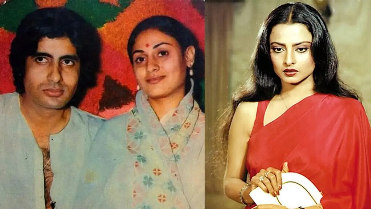 <p>Bollywood lovers will know about the famous love affair of Amitabh Bachchan and Rekha. In the 70s, Amitabh name was being allegedly linked with his co stars and especially Rekha.&nbsp;</p>