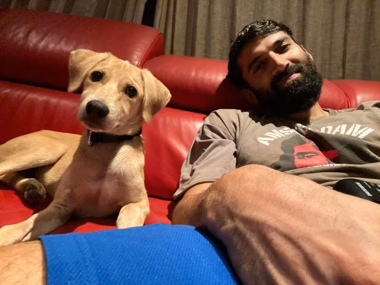 <p>Bollywood actor Aditya Roy Kapur is all set for this next action film OM The Battle Within; he is seen doing an intense workout for it. Audiences and critics loved his performance in Ludo.</p>