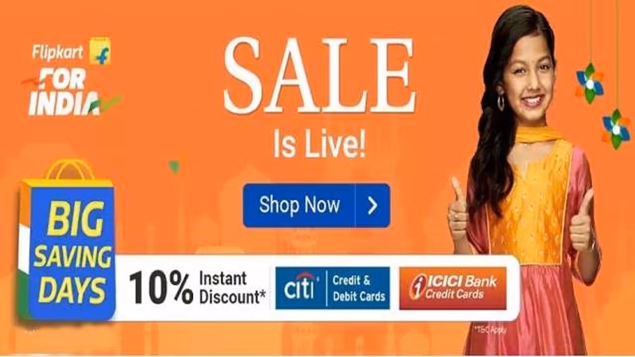 <p>ఆపిల్, వివో, ఆసుస్, షియోమి ఫ్లాగ్‌షిప్ స్మార్ట్‌ఫోన్‌లను తగ్గింపు ధరకే అందించనున్నట్లు తెలిపింది. స్మార్ట్‌ఫోన్‌లతో పాటు ఎలక్ట్రానిక్స్, ఉపకరణాలపై 80 శాతం వరకు తగ్గింపు, టీవీలపై 75 శాతం వరకు తగ్గింపును అందిస్తుంది.అలాగే &nbsp;బట్టలు, కిరాణా, ఫర్నిచర్, మరిన్ని వస్తువులుపై కూడా ఆఫర్లు తీసుకొచ్చింది. &nbsp;<br />&nbsp;</p>