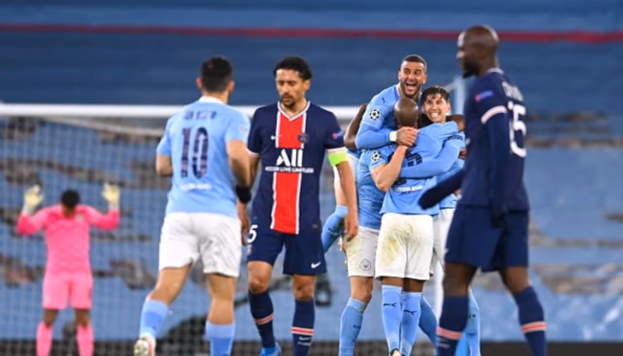 <p>English giant Manchester City came up with a dominating performance to outlast French champion Paris Saint Germain 2 0 in the second leg of the UEFA Champions League 2020 21 semis at the Eithad Stadium in Manchester on Tuesday. With a 4 1 aggregate win, City has managed to reach its maiden final of the tournament.</p> <p>English giant Manchester City came up with a dominating performance to outlast French champion Paris Saint Germain 2 0 in the second leg of the UEFA Champions League 2020 21 semis at the Eithad Stadium in Manchester on Tuesday. With a 4 1 aggregate win, City has managed to reach its maiden final of the tournament.</p>