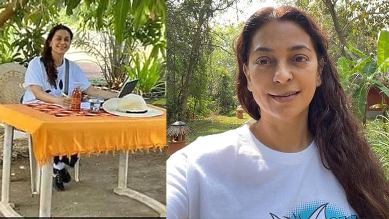 <p>'ವಡಾ ಫಾರ್ಮ್ನಲ್ಲಿನ ನನ್ನ ಹೊಸ ಆಫಿಸ್ ಏರ್ಕಂಡಿಷನ್ಡ್ ಹಾಗೂ ಆಮ್ಲಜನಕದಿಂದ ತುಂಬಿದೆ. ಹೊಸ ಹಸುಗಳು, ಸ್ಟಾಫ್ ಕ್ವಾರ್ಟರ್ಸ್ ಮತ್ತು ಹೆಚ್ಚಿನ ಹಣ್ಣಿನ ಮರಗಳನ್ನು ನೆಡುತ್ತಿದ್ದೇನೆ,' ಎಂದು ಫೋಟೋ ಜೊತೆ ಬರೆದಿದ್ದಾರೆ ಜುಹಿ ಚಾವ್ಲಾ.</p> <p>'ವಡಾ ಫಾರ್ಮ್ನಲ್ಲಿನ ನನ್ನ ಹೊಸ ಆಫಿಸ್ ಏರ್ಕಂಡಿಷನ್ಡ್ ಹಾಗೂ ಆಮ್ಲಜನಕದಿಂದ ತುಂಬಿದೆ. ಹೊಸ ಹಸುಗಳು, ಸ್ಟಾಫ್ ಕ್ವಾರ್ಟರ್ಸ್ ಮತ್ತು ಹೆಚ್ಚಿನ ಹಣ್ಣಿನ ಮರಗಳನ್ನು ನೆಡುತ್ತಿದ್ದೇನೆ,' ಎಂದು ಫೋಟೋ ಜೊತೆ ಬರೆದಿದ್ದಾರೆ ಜುಹಿ ಚಾವ್ಲಾ.</p>