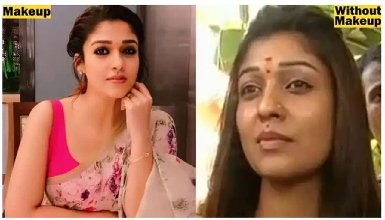 <p><strong>ನಯನತಾರಾ: &nbsp;</strong><br />ಸೌತ್‌ನ ಲೇಡಿ ಸೂಪರ್‌ ಸ್ಟಾರ್‌ ನಯನಾತಾರಾ ಮೂಲ ಕೇರಳ. ನಟಿ ಮಲಯಾಳಂ, ತಮಿಳು, ತೆಲುಗು ಮತ್ತು ಕನ್ನಡ ಚಲನಚಿತ್ರಗಳಲ್ಲಿ ನಟಿಸಿದ್ದಾರೆ. ಮೇಕಪ್‌ ಇಲ್ಲದ ನಟಿಯ ಫೋಟೋ ಫ್ಯಾನ್ಸ್‌ಗೆ ಆಘಾತವನ್ನುಂಟು ಮಾಡಿದೆ.&nbsp;ನಯನತಾರಾ ಈ ಪೋಟೋ ಇಂಟರ್‌ನೆಟ್‌ನಲ್ಲಿ ಸಾಕಷ್ಟು ಸದ್ದು ಮಾಡಿತ್ತು.</p>