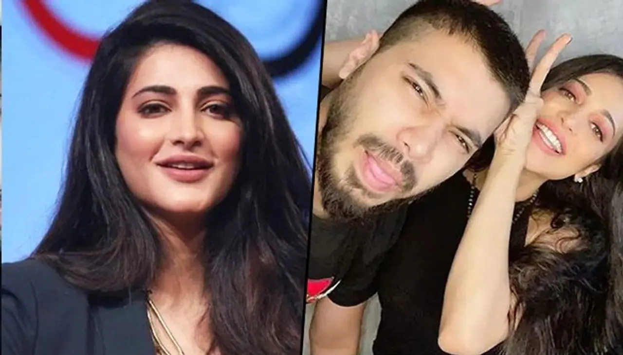 <p>Kamal Haasan's daughter Shruti Haasan recently shared lovey dovey pictures with her boyfriend Santanu Hazarika; and declared him the best lockdown buddy.</p> <p>Kamal Haasan's daughter Shruti Haasan recently shared lovey dovey pictures with her boyfriend Santanu Hazarika; and declared him the best lockdown buddy.</p>