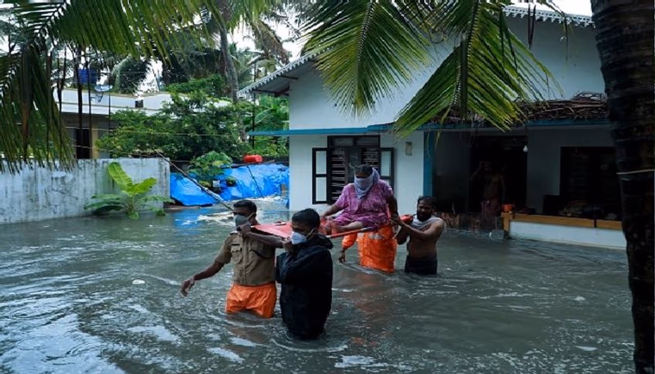 <p>Cyclone Tauktae has intensified into a 'severe cyclonic storm'. According to the India Meteorological Department, Tauktae (pronounced Tau'Te) is expected to intensify further into a 'very severe cyclonic storm' by April 18, with windspeed ranging between 150kmph and 160kmph. <br /> </p><p>It is predicted to move north northwestwards and cross the Gujarat coast between Porbandar and Naliya around May 18 afternoon/evening. It is likely to cause heavy rainfall in the coastal districts of Gujarat, including extremely heavy falls in Junagadh & Gir Somnath and heavy to very heavy rainfall at a few places in the districts of Saurashtra Kutch and Diu.</p> <p>Cyclone Tauktae has intensified into a 'severe cyclonic storm'. According to the India Meteorological Department, Tauktae (pronounced Tau'Te) is expected to intensify further into a 'very severe cyclonic storm' by April 18, with windspeed ranging between 150kmph and 160kmph. <br /> </p><p>It is predicted to move north northwestwards and cross the Gujarat coast between Porbandar and Naliya around May 18 afternoon/evening. It is likely to cause heavy rainfall in the coastal districts of Gujarat, including extremely heavy falls in Junagadh & Gir Somnath and heavy to very heavy rainfall at a few places in the districts of Saurashtra Kutch and Diu.</p>