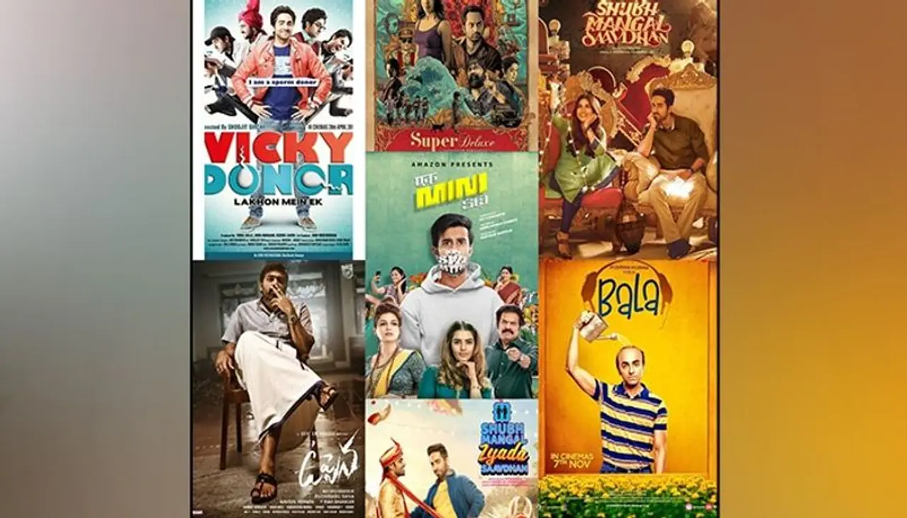 <p style="text align: justify;">Bollywood has a few films that highlight female and feminist ideology but for many years when it came to addressing issues related to men, the stories would often take a back seat. Over the years, the language of cinema has changed vividly. Now we have films that openly celebrated and highlight issues related to males. From Bala to Vicky Donor to Uppena; Take a look at a few films that managed to shed some light on the male side of society and normalise it.</p> <p style="text align: justify;">Bollywood has a few films that highlight female and feminist ideology but for many years when it came to addressing issues related to men, the stories would often take a back seat. Over the years, the language of cinema has changed vividly. Now we have films that openly celebrated and highlight issues related to males. From Bala to Vicky Donor to Uppena; Take a look at a few films that managed to shed some light on the male side of society and normalise it.</p>