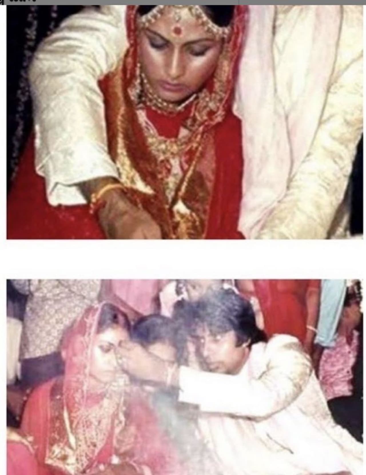 <p>ಅಮಿತಾಬ್ ಬಚ್ಚನ್ ತಮ್ಮ ಮದುವೆಯ 2 ಪೋಟೋಗಳ ಕೋಲಾಜ್ ಅನ್ನು ಇನ್ಸ್ಟಾಗ್ರಾಮ್ನಲ್ಲಿ ಶೇರ್ ಮಾಡಿಕೊಂಡಿದ್ದಾರೆ.</p> <p>ಅಮಿತಾಬ್ ಬಚ್ಚನ್ ತಮ್ಮ ಮದುವೆಯ 2 ಪೋಟೋಗಳ ಕೋಲಾಜ್ ಅನ್ನು ಇನ್ಸ್ಟಾಗ್ರಾಮ್ನಲ್ಲಿ ಶೇರ್ ಮಾಡಿಕೊಂಡಿದ್ದಾರೆ.</p>