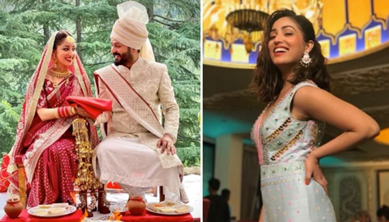 <p>Yami Gautam tied the knot with her best friend and URI director Aditya Dhar in an intimate ceremony. Yami and Aditya both took to their Instagram accounts, sharing the news of their marriage with fans and followers.</p> <p>Yami Gautam tied the knot with her best friend and URI director Aditya Dhar in an intimate ceremony. Yami and Aditya both took to their Instagram accounts, sharing the news of their marriage with fans and followers.</p>