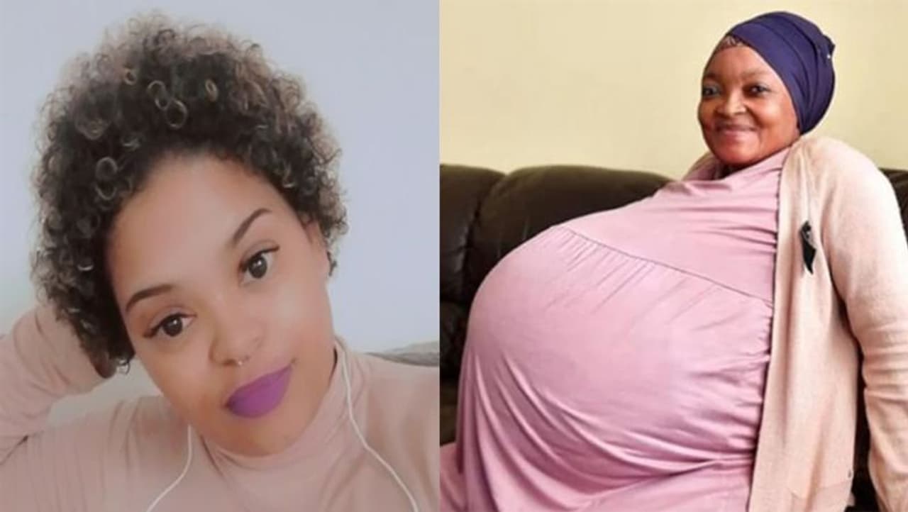 <p>ದಕ್ಷಿಣ ಆಫ್ರಿಕಾದ 37 ವರ್ಷ ವಯಸ್ಸಿನ ಗೋಸಿಯಮ್ ತಮಾರಾ ಸಿಥೋಲ್ ಒಂದೇ ಬಾರಿಗೆ ಅತಿ ಹೆಚ್ಚು ಮಕ್ಕಳಿಗೆ ಜನ್ಮ ನೀಡಿ ವಿಶ್ವ ದಾಖಲೆ ನಿರ್ಮಿಸಿದ್ದಾರೆ.</p> <p>ದಕ್ಷಿಣ ಆಫ್ರಿಕಾದ 37 ವರ್ಷ ವಯಸ್ಸಿನ ಗೋಸಿಯಮ್ ತಮಾರಾ ಸಿಥೋಲ್ ಒಂದೇ ಬಾರಿಗೆ ಅತಿ ಹೆಚ್ಚು ಮಕ್ಕಳಿಗೆ ಜನ್ಮ ನೀಡಿ ವಿಶ್ವ ದಾಖಲೆ ನಿರ್ಮಿಸಿದ್ದಾರೆ.</p>