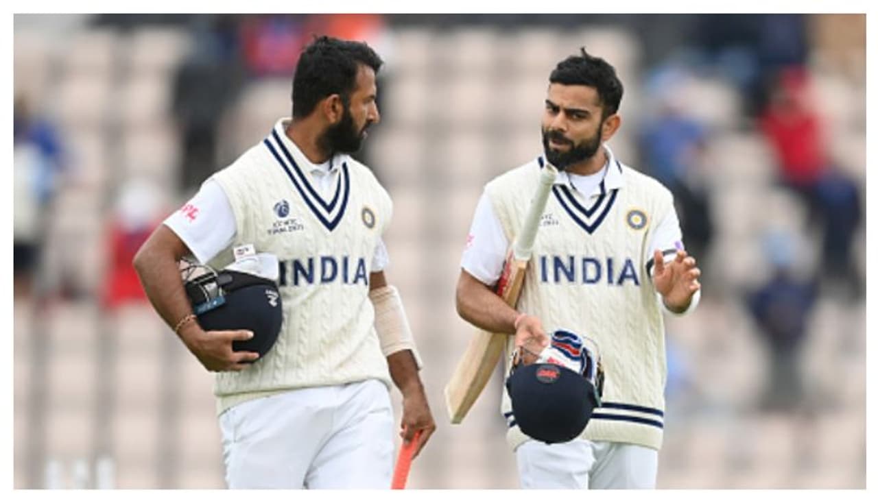 <p>వరల్డ్ టెస్టు ఛాంపియన్‌షిప్ ఫైనల్‌లో రెండు ఇన్నింగ్స్‌ల్లో పెద్దగా ప్రభావం చూపించలేకపోయాడు ఛతేశ్వర్ పూజారా. తొలి ఇన్నింగ్స్‌లో 8, రెండో ఇన్నింగ్స్‌లో 15 పరుగులు చేసి తీవ్రంగా నిరాశపరిచాడు...</p>