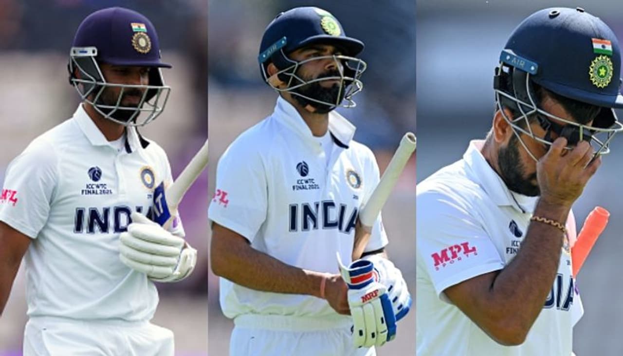 <p><strong>1. ಎರಡೂ ಇನ್ನಿಂಗ್ಸ್‌ಗಳಲ್ಲಿ ದಿಢೀರ್‌ ಕುಸಿತ</strong></p>