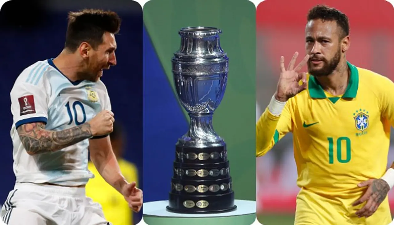 <p>We have reached the business end phase of the Copa America 2021, as Brazil and Argentina are all set to clash in the final on Saturday. While Brazil is the nine time defending champion, Argentina would be looking to win its 15th title.</p> <p>We have reached the business end phase of the Copa America 2021, as Brazil and Argentina are all set to clash in the final on Saturday. While Brazil is the nine time defending champion, Argentina would be looking to win its 15th title.</p>