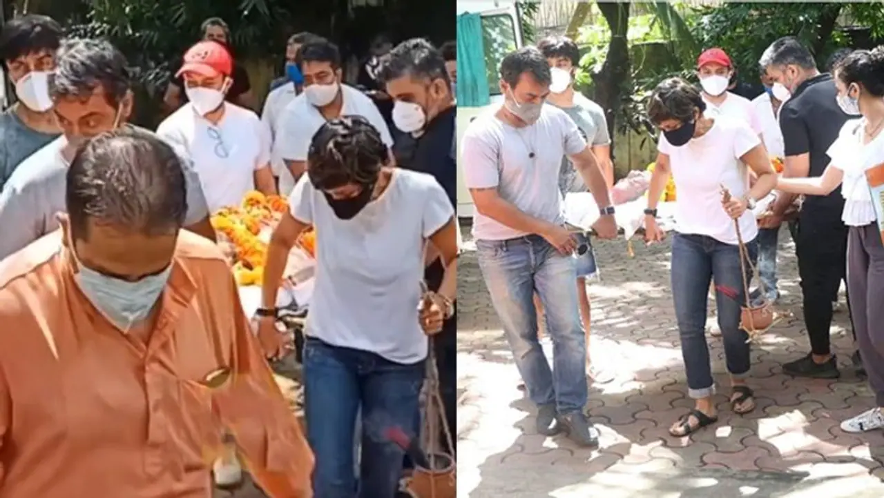 <p>Yesterday, Mandira Bedi said goodbye to her beloved husband Raj Kaushal, who passed away after he suffered a cardiac arrest in the early morning on Wednesday. </p> <p>Yesterday, Mandira Bedi said goodbye to her beloved husband Raj Kaushal, who passed away after he suffered a cardiac arrest in the early morning on Wednesday. </p>