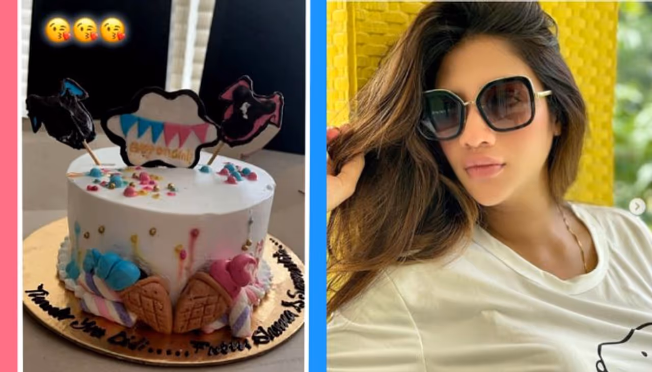 <p>Nusrat Jahan, expecting her first child, took to Instagram stories to share a baby shower themed cake she received from her friends. The actress had recently posted a picture of her baby bump. </p> <p>Nusrat Jahan, expecting her first child, took to Instagram stories to share a baby shower themed cake she received from her friends. The actress had recently posted a picture of her baby bump. </p>