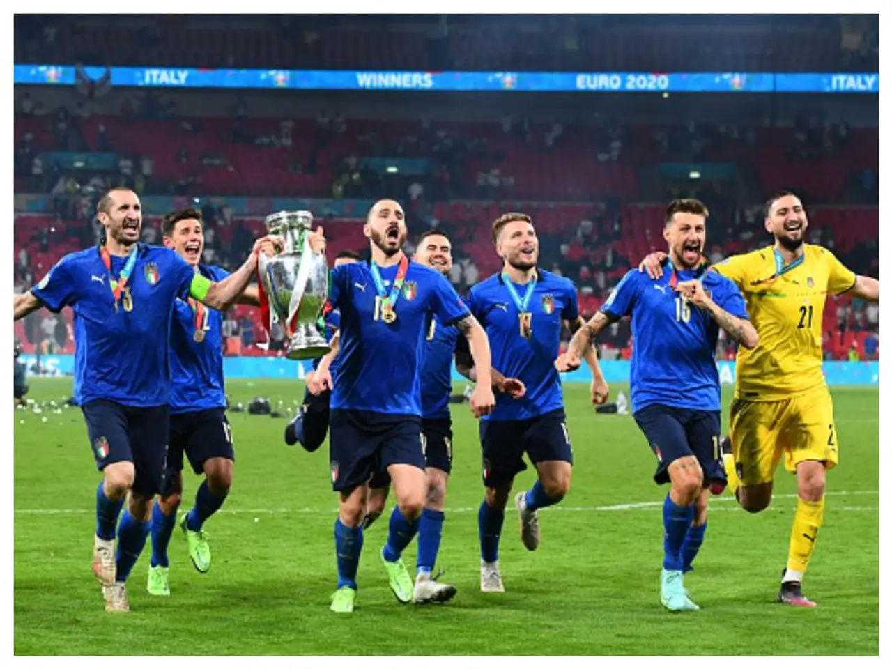 <p>After a month long Euphoria, the UEFA Euro 2020 finally came to a thrilling end, with Italy clinching the crown for the second time. While England's 55 year wait for an international title continues, its performance in the tournament throughout was applaudable.</p> <p>After a month long Euphoria, the UEFA Euro 2020 finally came to a thrilling end, with Italy clinching the crown for the second time. While England's 55 year wait for an international title continues, its performance in the tournament throughout was applaudable.</p>